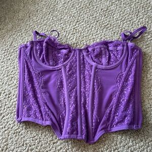 Out from under Urban Outfitters Modern Love Corset Top